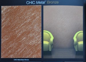 Chic Metal - efekt metaliczno - piaskowy