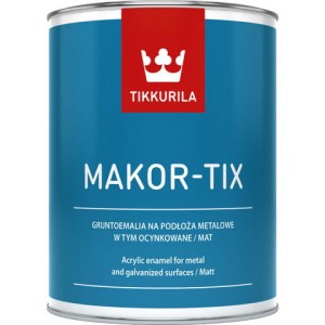 Gruntoemalia akrylowa Makor-Tix KOLORY BRĄZ CZEKOLADOWY 3L