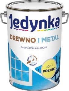 Jedynka Drewno i Metal POŁYSK ZÓŁTY 5L