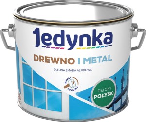 Jedynka Drewno i Metal POŁYSK ZIELONY 2,5L