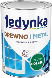 Jedynka Drewno i Metal POŁYSK ZIELONY 0,9L