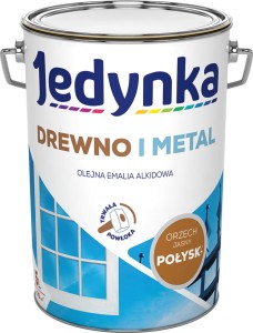 Jedynka Drewno i Metal POŁYSK ORZECH JASNY 5L