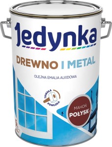 Jedynka Drewno i Metal POŁYSK MAHOŃ 5L