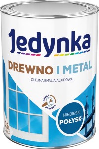 Jedynka Drewno i Metal POŁYSK NIEBIESKI 0,9L