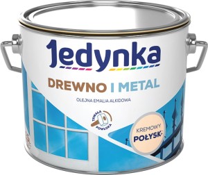 Jedynka Drewno i Metal POŁYSK KREMOWY 2,5L