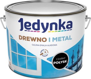 Jedynka Drewno i Metal POŁYSK CZARNY 10L
