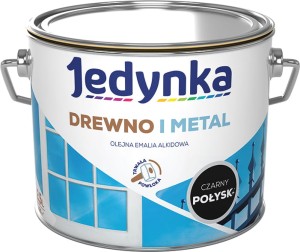 Jedynka Drewno i Metal POŁYSK CZARNY 2,5L