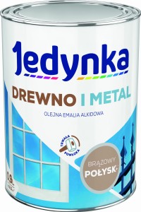 Jedynka Drewno i Metal POŁYSK BRĄZOWY 0,9L
