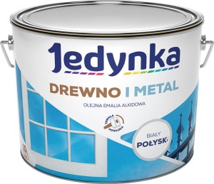 Jedynka Drewno i Metal POŁYSK BIAŁY 10L