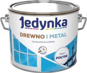 Jedynka Drewno i Metal POŁYSK BIAŁY 2,5L