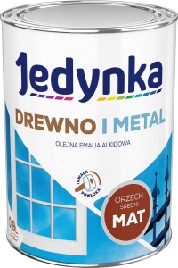 Jedynka Drewno i Metal MAT ORZECH ŚREDNI 0,9L