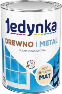 Jedynka Drewno i Metal MAT KOŚĆ SŁONIOWA 0,9L