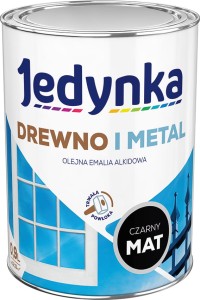 Jedynka Drewno i Metal MAT CZARNY 0,9L