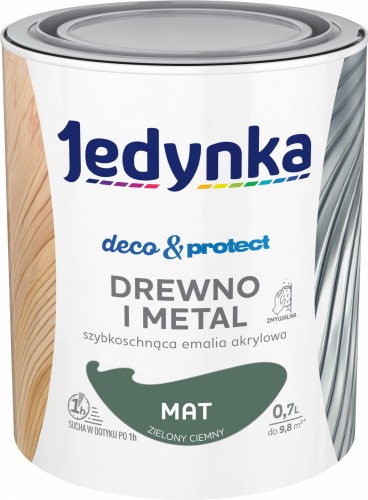 Jedynka Deco&Protect Drewno i Metal 0,7l mat zielony ciemny (1).jpg
