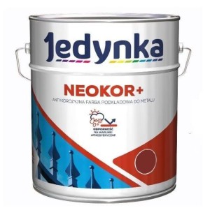 Jedynka Neokor+ PLUS CZERWONY TLENKOWY antykorozyjny podkład do metalu 0,5L