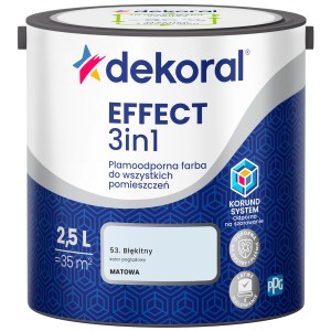 Farba Dekoral EFFECT 3in1 BŁĘKITNY 2,5L