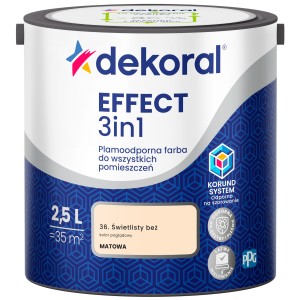 Farba Dekoral EFFECT 3in1  ŚWIETLISTY BEŻ 2,5L