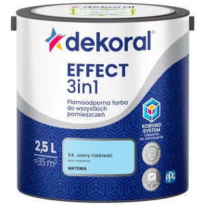 Farba Dekoral EFFECT 3in1  JASNY NIEBIESKI 2,5L