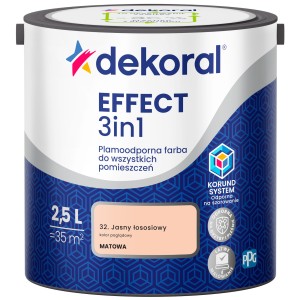 Farba Dekoral EFFECT 3in1  JASNY ŁOSOSIOWY 2,5L