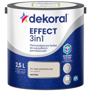 Farba Dekoral EFFECT 3in1  ZDECYDOWANIE BEŻ 2,5L