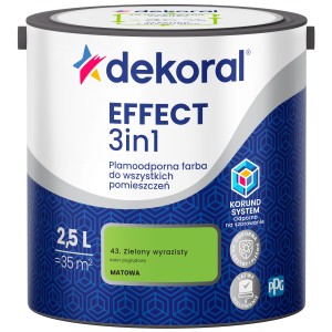 Farba Dekoral EFFECT 3in1  ZIELONY WYRAZISTY 2,5L