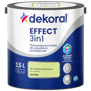 Farba Dekoral EFFECT 3in1  ZIELONY PISTACJOWY 2,5L