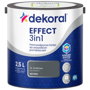 Farba Dekoral EFFECT 3in1  GRAFITOWY 2,5L