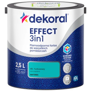Farba Dekoral EFFECT 3in1  TURKUSOWY 2,5L