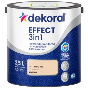 Farba Dekoral EFFECT 3in1  CIEPŁY BEŻ 2,5L