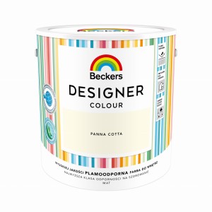 Farba Lateksowa Beckers Designer Colour 2,5L Panna Cotta