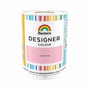 Farba Lateksowa Beckers Designer Colour 5L Candy Pink