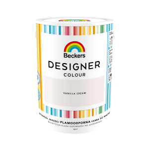 Farba Lateksowa Beckers Designer Colour 5L Vanilla Cream