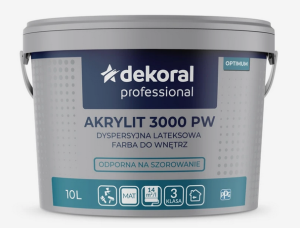 Farba Dekoral Professional Akrylit 3000 PW 9,75L